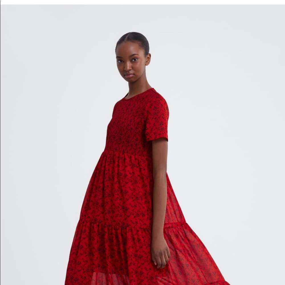 Zara Flora Maxi Dress